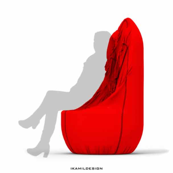 дизайнерская мебель, кресло мешоки, ikamildesign