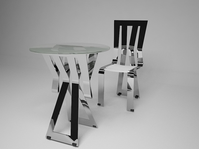 дизайн стула и стола