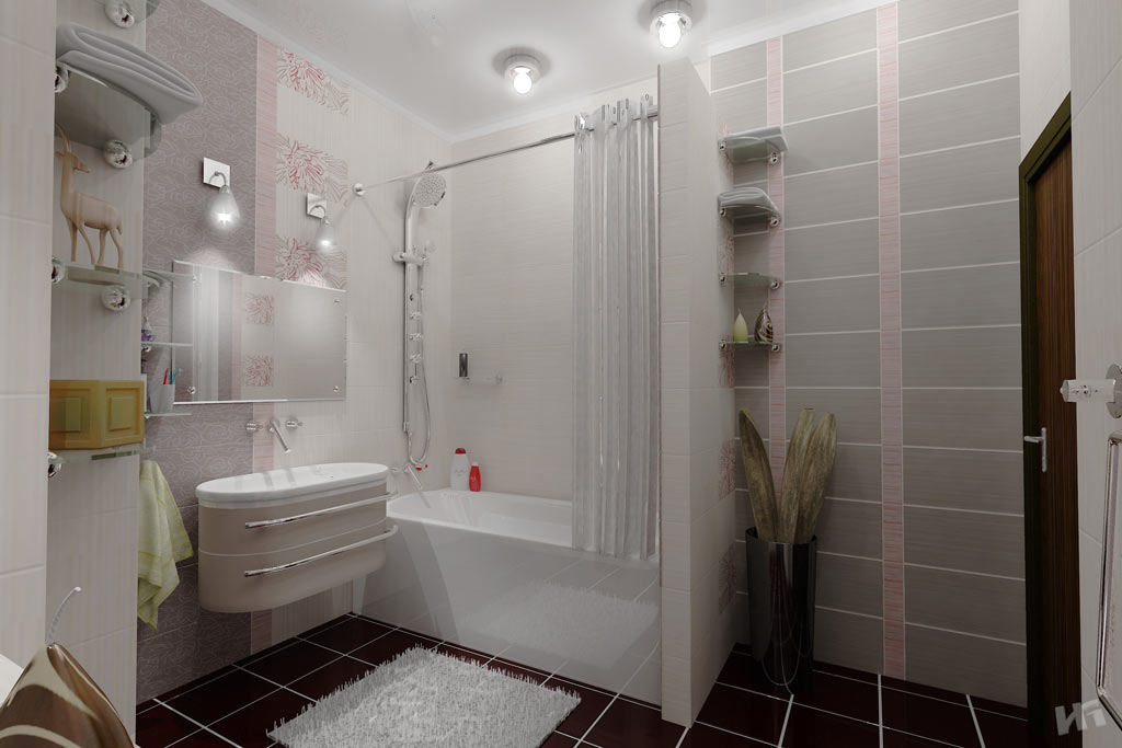 дизайн интерьера ванной