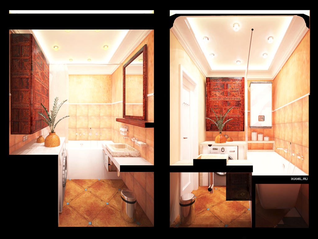 интерьер ванной комнаты марокко в москве