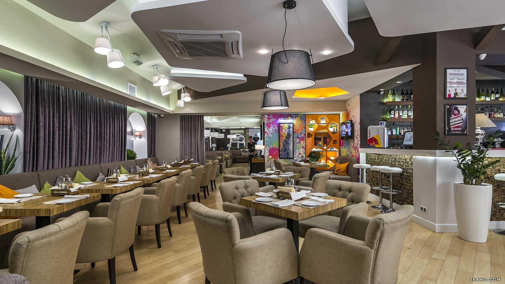 проектирование ресторанов, баров и кафе interior kamil design