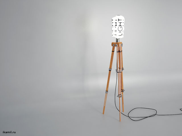 ⇒ дизайн напольного светильника