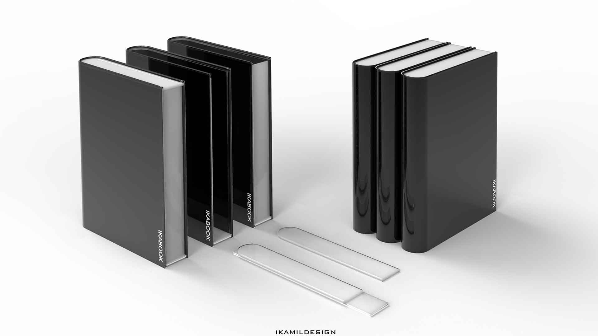 фейковые книги из пластика, ikamildesign 2020