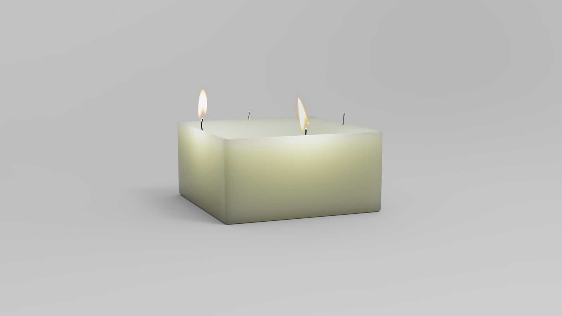 свеча на 4 огонька, свечкир, ikamildesign 2020