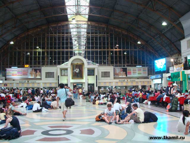 железнодорожный вокзал зал ожидания поезда Таиланд (бывш. республика Сиам)